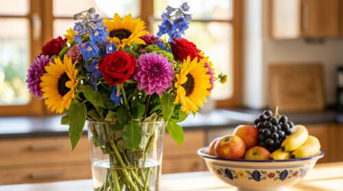 entdecken sie, warum eine obstschale neben schnittblumen deren haltbarkeit drastisch verkürzt und wie sie ihren blumenstrauß länger frisch halten können.