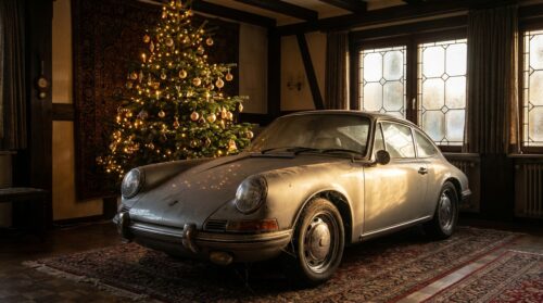 Ein Porsche 911 wurde 31 Jahre lang unter einem Weihnachtsbaum vergessen